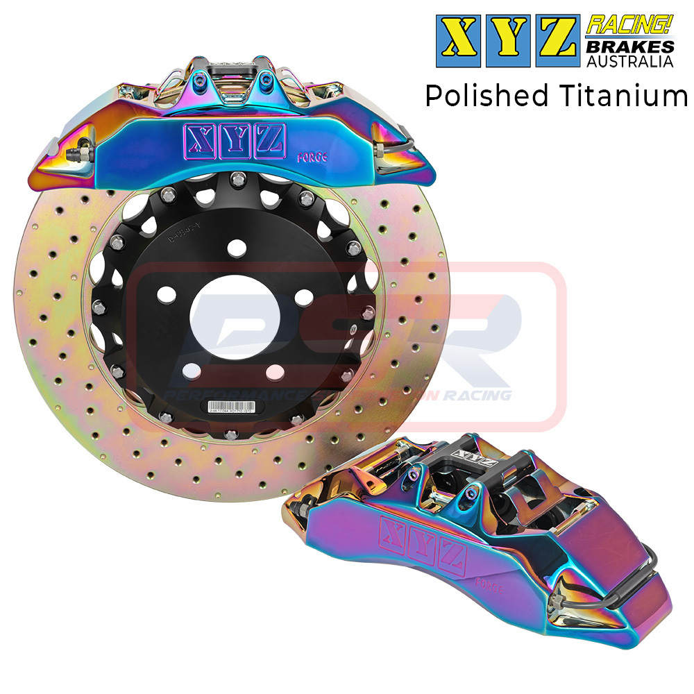 Holden Commodore VB-VP XYZ Racing 4 Pot 330mm Fixed Rotor Rear Big Brake Kit BBK 17 inch Wheel 