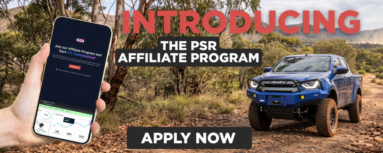 Introducing the PSR Affiliate Program. Apply now.