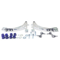 SuperPro Front Lower Alloy Control Arm Kit with Anti Lift Bushes excluding Ball Joints to suit Subaru Impreza 1992-2007