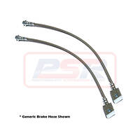 Nissan Navara D40 Rear Braided Extended Brake Hoses (4"/Long Tavel) - DUAL HOSE