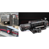 Chevrolet Silverado 2020-On 2500-3500 Khaos Bar Carbon Winch Relocation Bracket & Scout Pro 15K Kit