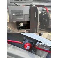 Chevrolet Silverado 2020-On 2500-3500 Khaos Bar Carbon Winch Relocation Bracket