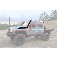 Toyota Landcruiser 70 Series 4" TWIN Stainless Snorkel L/H Side (Powdercoated Finish)