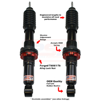 Holden RG Colorado / Isuzu D-MAX 1-2-3 / Mazda BT-50 TF 2021-On PSR TTG 2-4" Front Adjustable Shock Absorber - PAIR