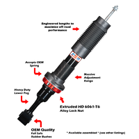 Mitsubishi Triton MV PSR TTG Front 2-3" Adjustable Shock Absorber