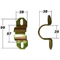 SuperPro Sway Bar Steel Mount Bracket