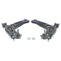 SuperPro Front Lower Offset Control Arm Kit including Ball Joints to suit Audi, Seat, Skoda & VW