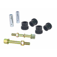 Whiteline Rear Leaf Spring - Front Eye Bushing and Greaseable Pin Kit to Suit Mitsubishi Triton MR, MQ