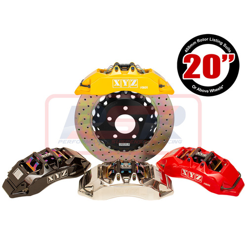 XYZ Racing Holden Commodore VB-VP XYZ Racing 8 Pot 400mm Floating Rotor Rear Big Brake Kit BBK 
